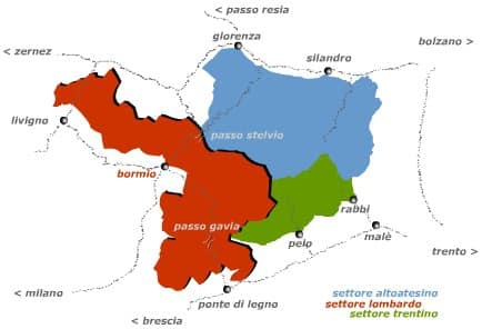 parco nazionale dello stelvio cartina
